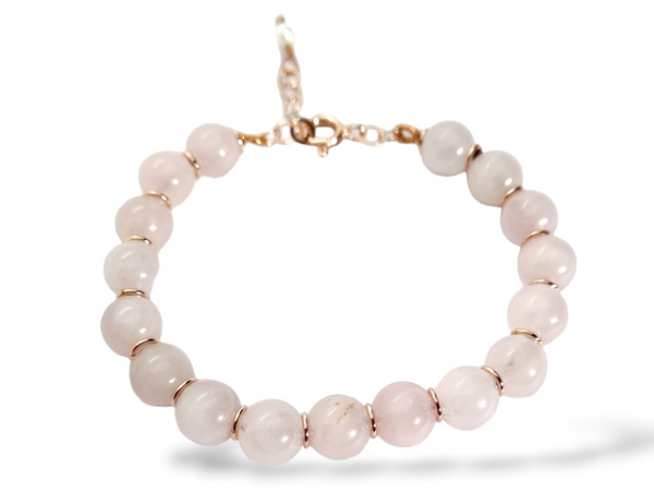 Bracciale quarzo rosa