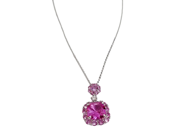 Collana principessa fucsia