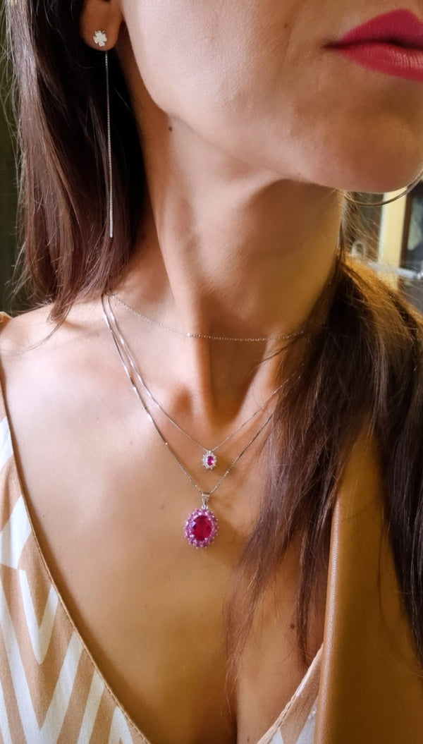 Collana kate fucsia