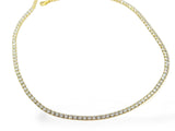 Choker tennis dorato